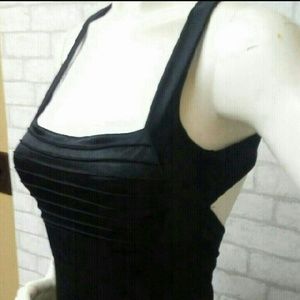 Beautiful black prom dress or evening gown